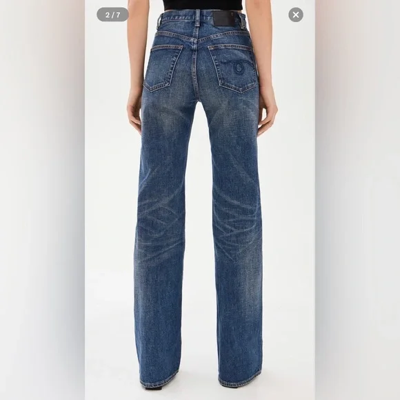 R13 Jane Jean Mire Blue size 28 New with tags - Picture 7 of 10